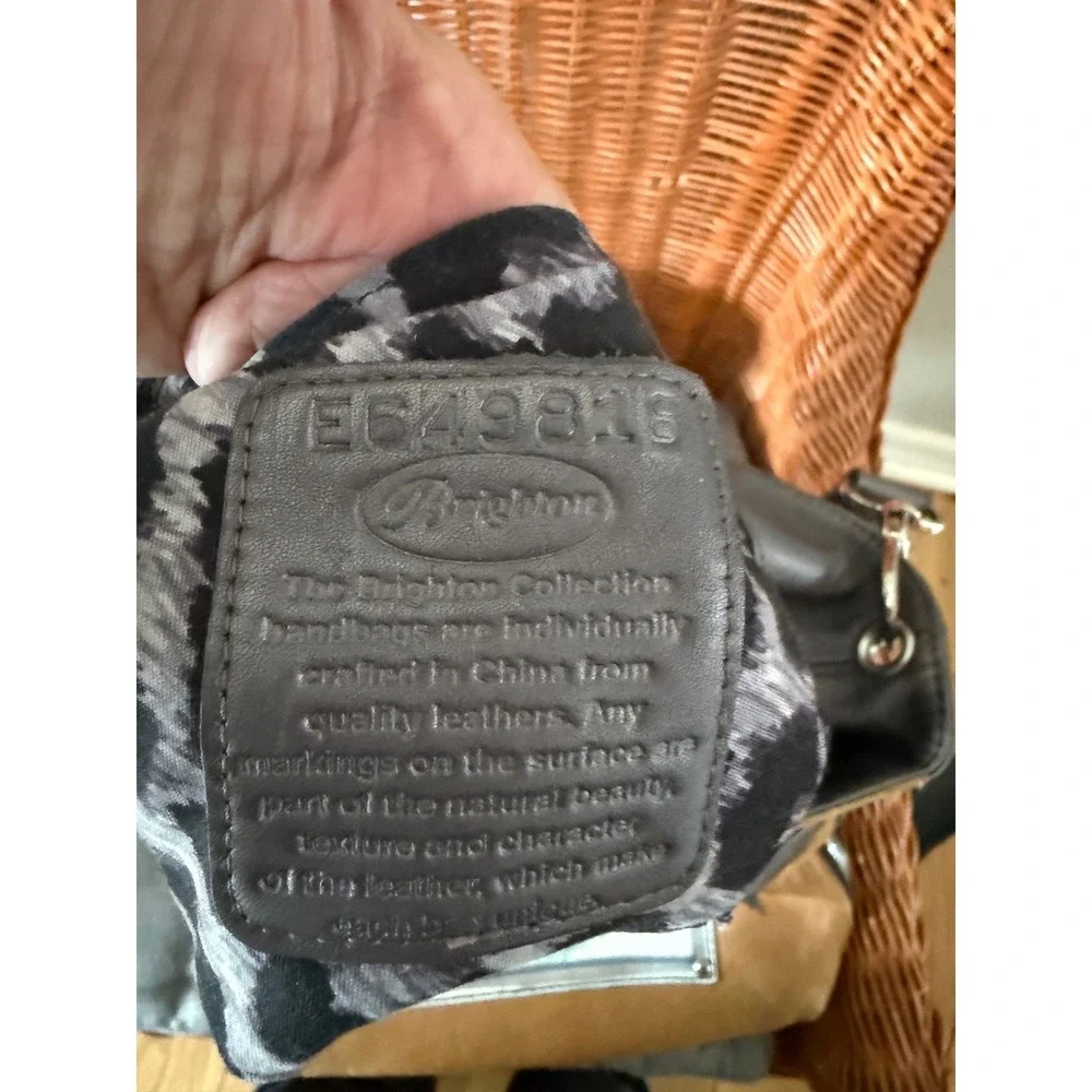 Brighton Limited Edition Mode Fashionista Celebrity Edition Leather Hobo Bag